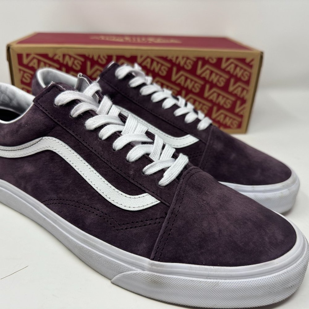 Vans Classic Old Skool Pig Suede Wine Tasting Men's Size 12 with Box
